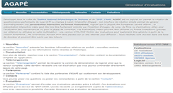 Desktop Screenshot of agape.ipst.fr