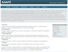 Tablet Screenshot of agape.ipst.fr